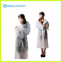 Fashion Women′s EVA Long Raincoat